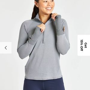 Oiselle Flyout Wool Half Zip